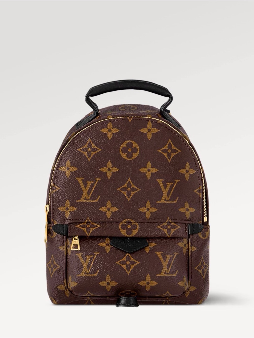 Louis Vuitton Brown Monogram Mini Backpack with Gold Hardware